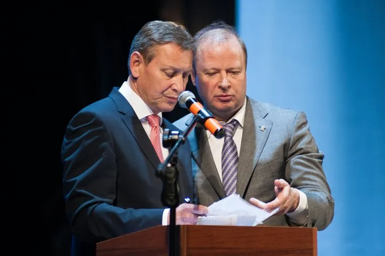 Встреча с партийным активом Западного управленческого округа. Свердловская область, Первоуральск , шептий виктор, косинцев александр