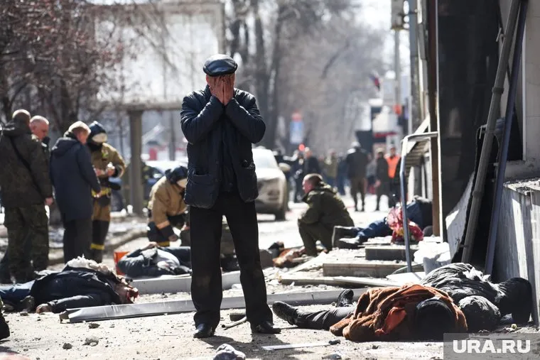 Взрыв в центре Донецка