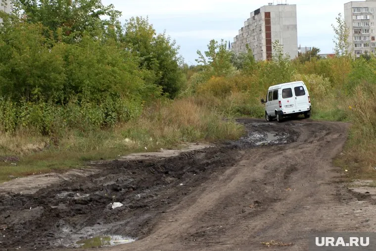Подъехать к новостройкам по улице Мальцева после дождя проблематично