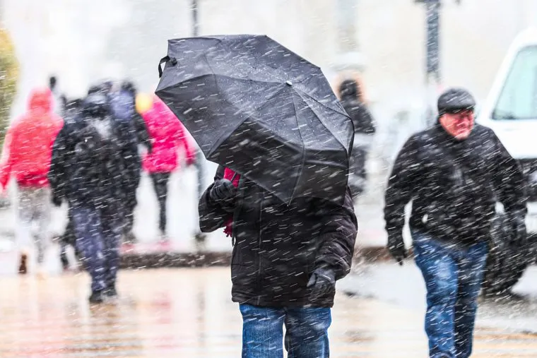 Первый снег. Екатеринбург