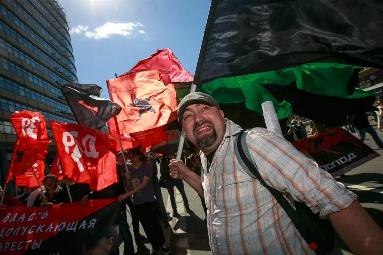 5-ая годовщина Болотной площади. Митинг на проспекте Сахарова. Москва