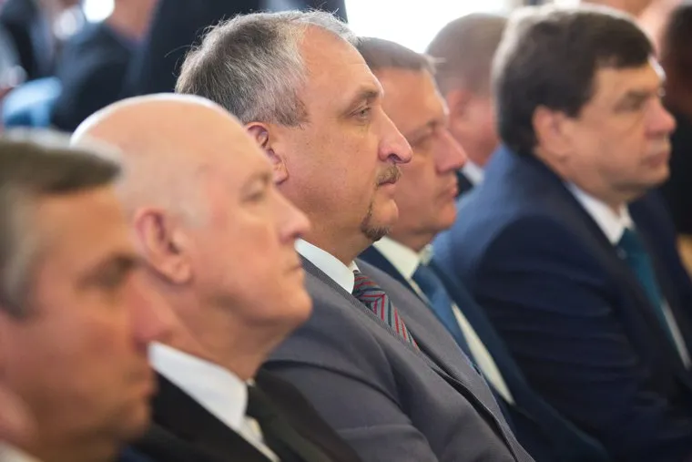 Полпред президента в УФО представил врио губернатора Курганской области Шумкова Вадима региону. г. Курган (необр)