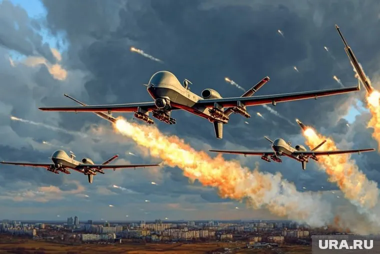 Десятки беспилотников сбили сили ПВО над Россией