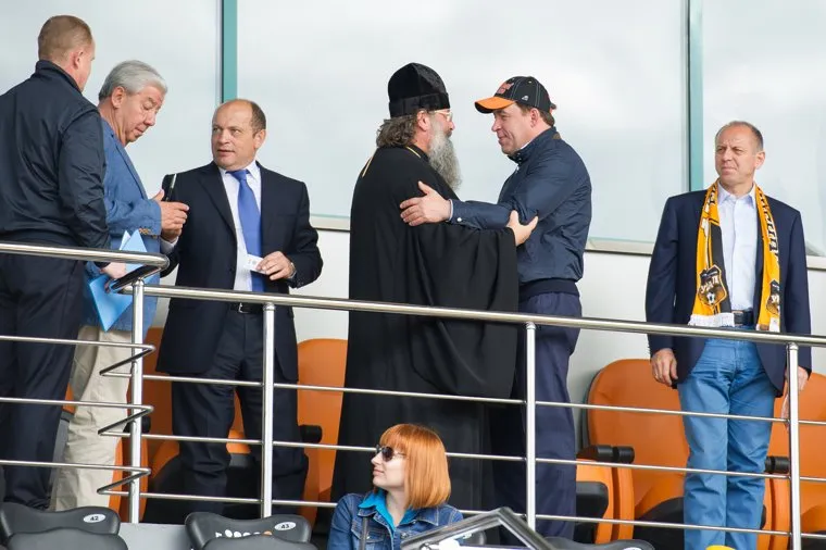 Чемпионат России 2015-2016: ФК "Урал" - ФК "Зенит". Екатеринбург, левин александр, куйвашев евгений, пумпянский дмитрий, митрополит кирилл, масленников роман, прядкин сергей