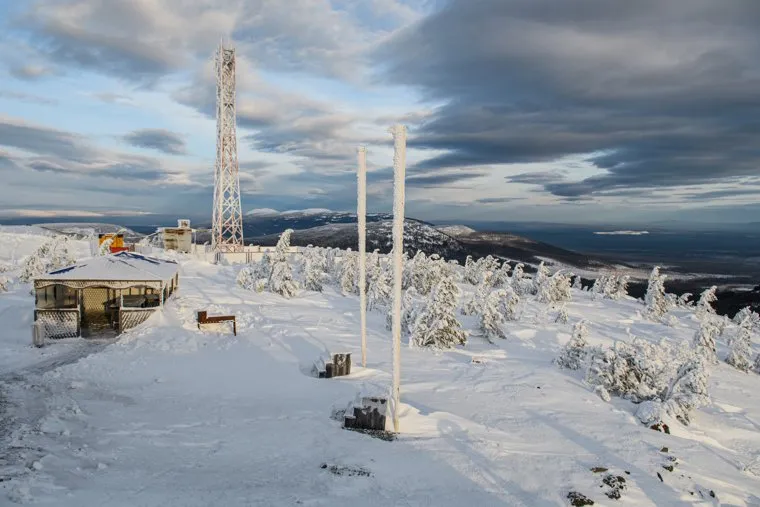 Объекты комбината "Святогор" в районе Шемурского хребта. Свердловская область