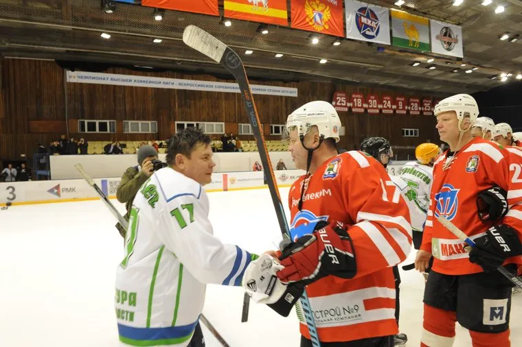 Хоккей Прокуратура - ветераны Трактора Челябинск, мошаров станислав, кондратьев александр