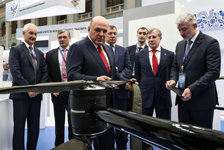 Михаил Мишустин на форуме "Транспорт России". Москва