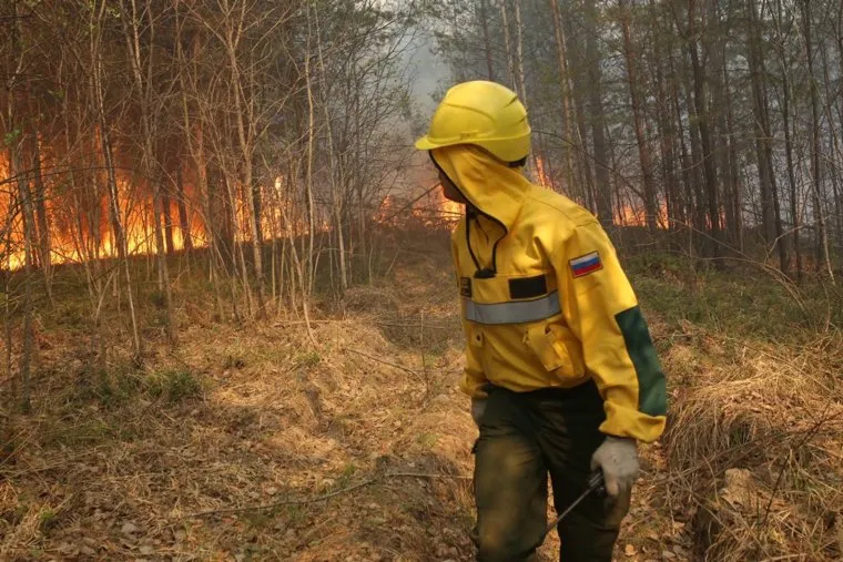 Рейд по лесным пожарам. Тюмень
