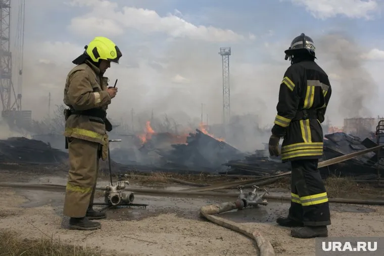 Пожар произошел утром 31 мая на Еты-Пуровском месторождении