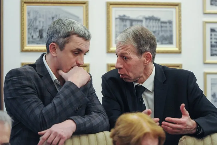 Заседание  рабочей группы Общественной палаты по  вопросу строительства Томинского ГОК. Челябинск, гуревич яков, казанцев владимир