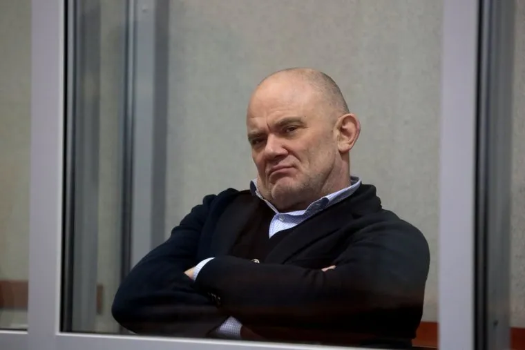 Предприниматель Владимир Нелюбин во время заседания суда. Пермь