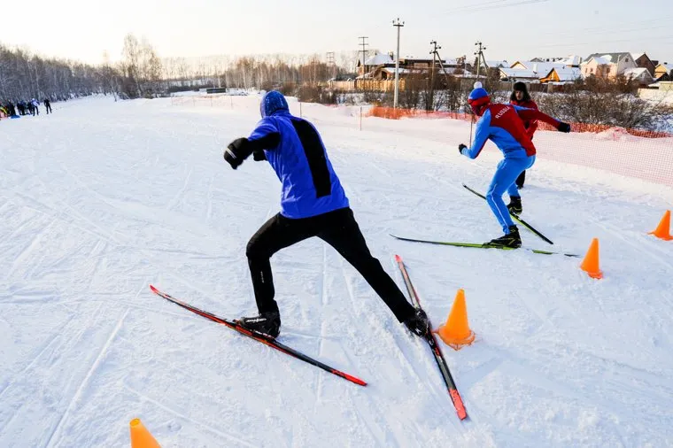 Лыжная трасса и Текслер с Котовой. Челябинск
