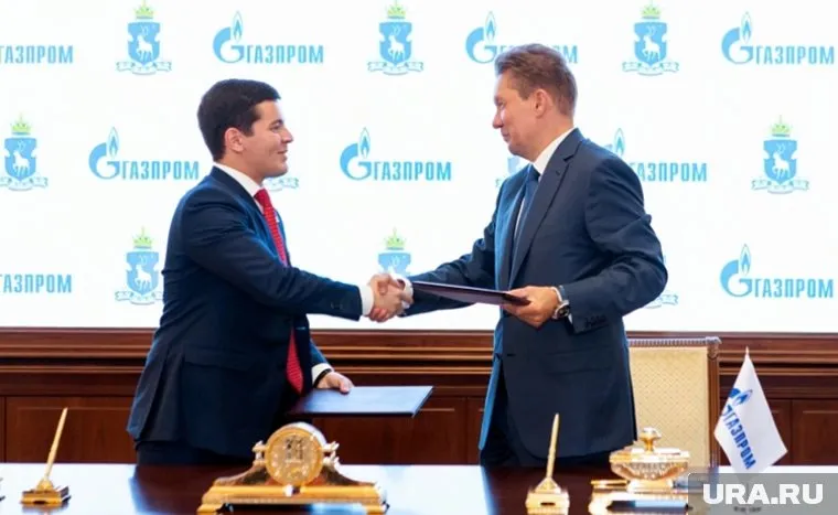 Врио губернатора ЯНАО Артюхов и глава «Газпрома» Миллер переподписали соглашение о сотрудничестве