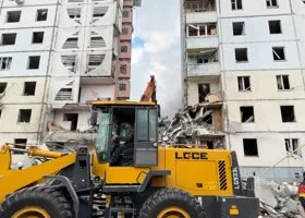Министр Козлитина: сохраняется угроза обрушения дома в Белгороде