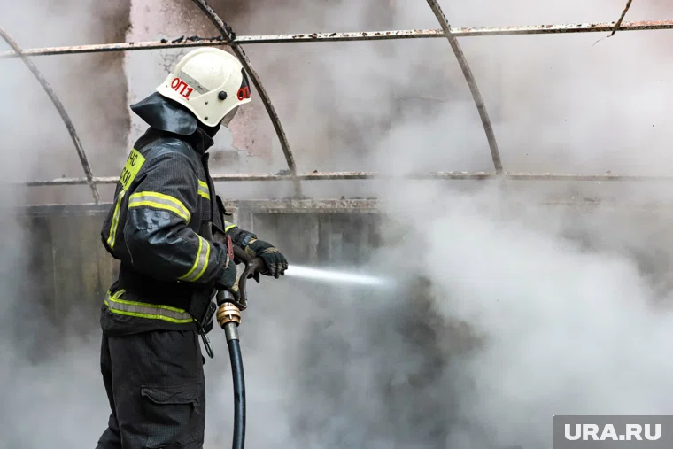 Площадь пожара составила 400 квадратных метров