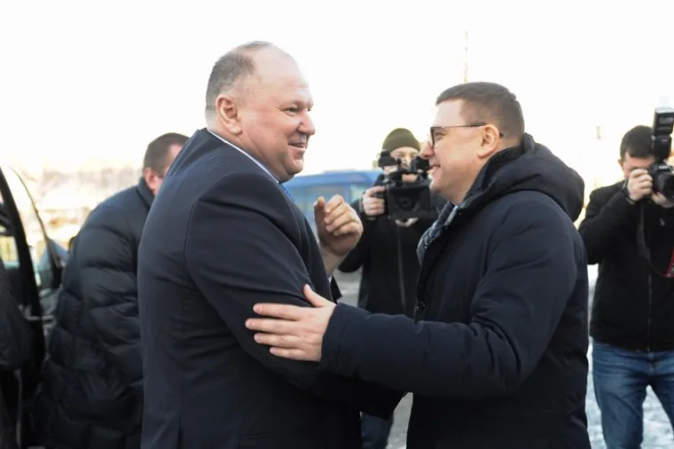 Цуканов Алтушкин Текслер в Карабаше. Челябинская область 