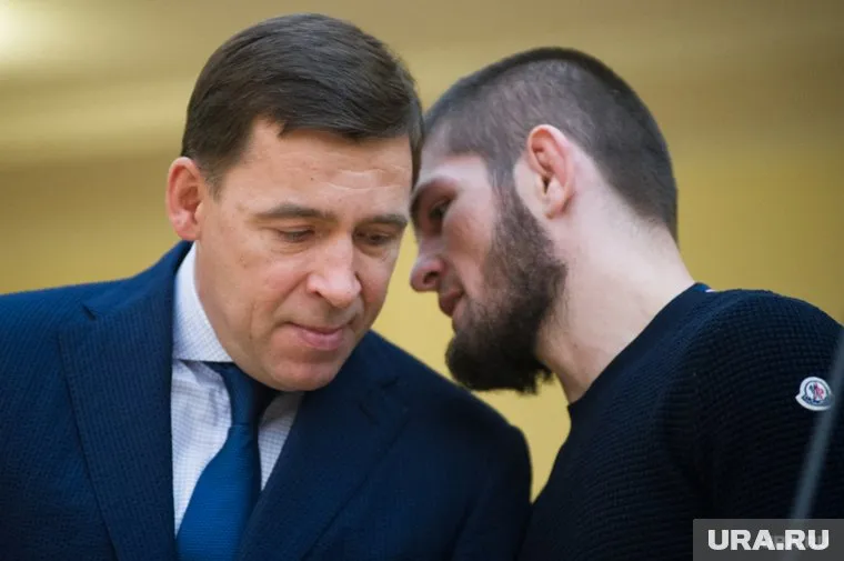 Хабиб Нурмагомедов побывал в резиденции свердловского губернатора