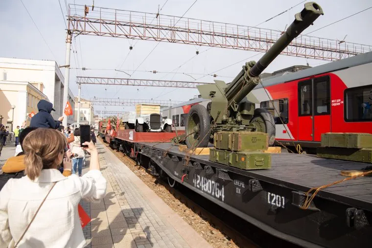 Ретро-поезд «Эшелон Победы». Екатеринбург