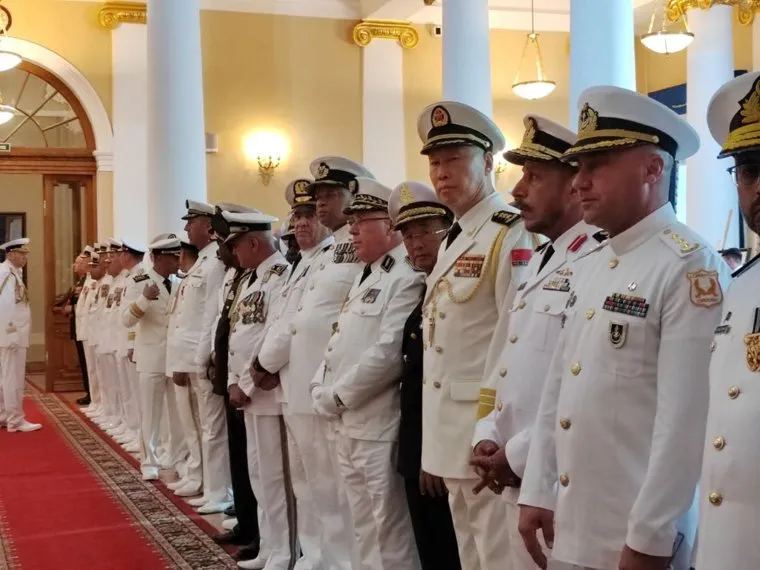 Празднование Дня ВМФ. Санкт-Петербург