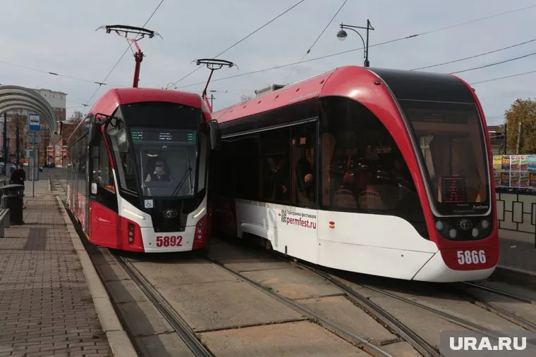Первые два трамвая уже поступили в Пермь в рамках концессии
