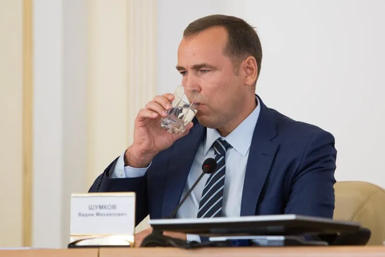 Полпред президента в УФО представил врио губернатора Курганской области Шумкова Вадима региону. г. Курган (необр)