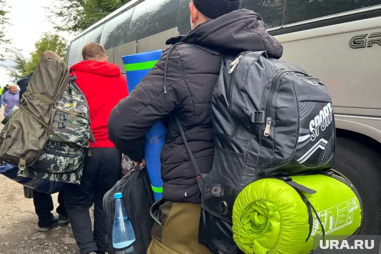 Из Кургана отправили новую партию граждан, призванных в рамках частичной мобилизации