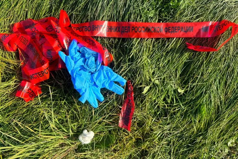 Мишкинский район, село Островное. Место, где произошло убийство. Курган