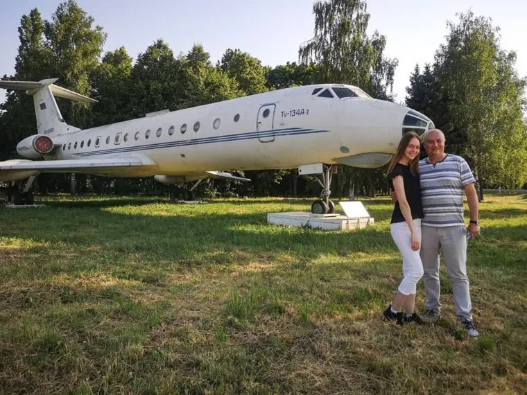 Пилотесса, участница конкурса "Авиа Мисс". Челябинск