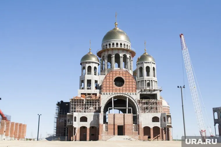 В храмовом комплексе горели строительные леса