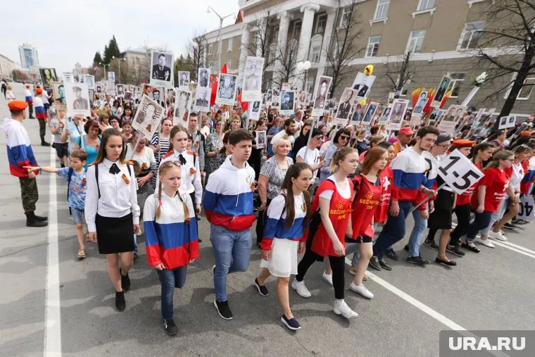 Акцию «Бессмертный полк» в Кургане теперь курируют мэрия и ОНФ (архивное фото)