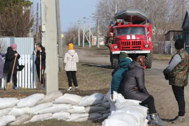 Паводок в Больших Ярках. Казанский район 