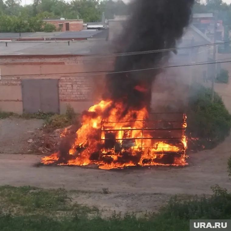 В Нижнем Тагиле «Газель» загорелась во время движения (архивное фото)
