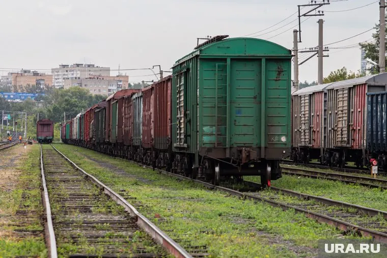 Вагоны загорелись на железнодорожном вокзале города Сасово