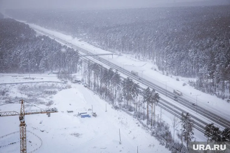 На трассах ожидаются осадки в виде мокрого снега