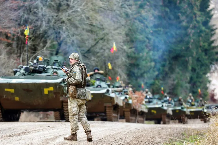 Вооруженные силы Украины. stock