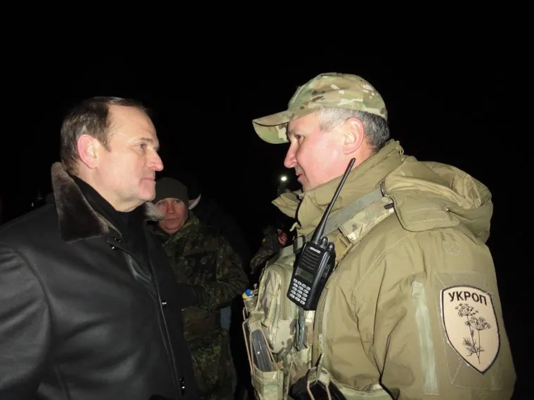 Новый глава СБ Украины Василий Грицак на обмене пленными.