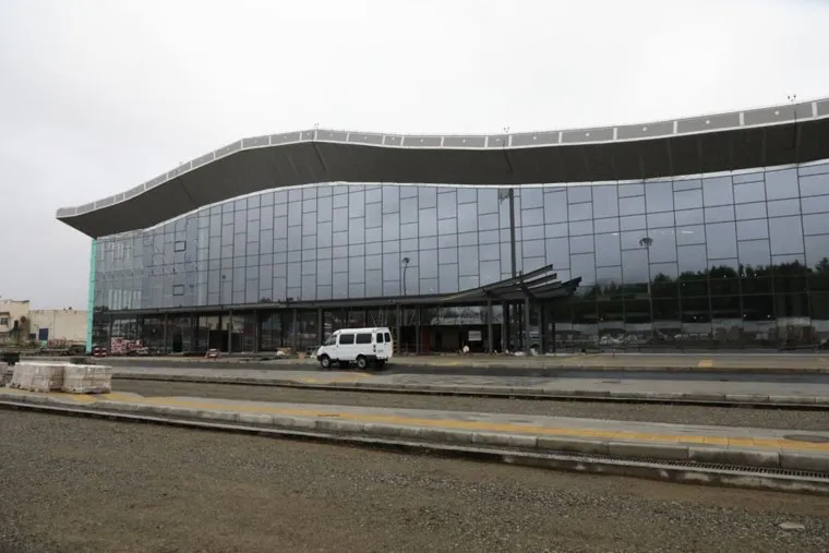 Поездка Михаила Мишустина в Магадан. Осмотр строящегося аэропорта.