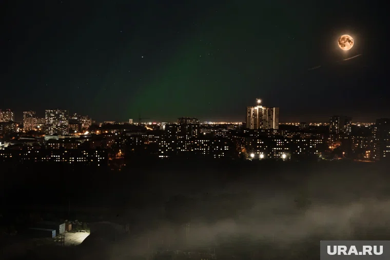 Полярное сияние появилось после магнитной бури (архивное фото)