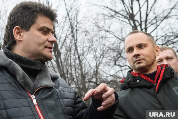 Кравченко (справа) пошел на открытый конфликт с Высокинским (слева)