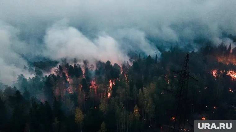 В Свердловской области продолжает действовать 24 пожара на площади 4067 гектаров
