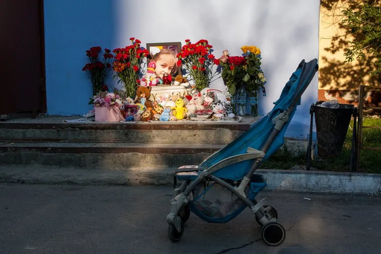 Поисковые работы на месте обнаружения тела Насти Муравьевой. Тюмень