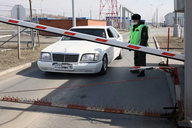 Российско-казахстанская граница. Курган