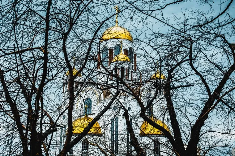 Виды Екатеринбурга, храм на крови