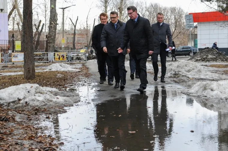 Поездка Текслера Алексея по городу. Челябинск