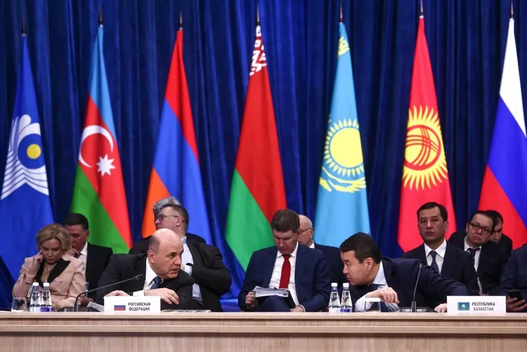 Совместное Заседание Совета глав правительств государств – участников СНГ, с участием Михаила Мишустина. Москва