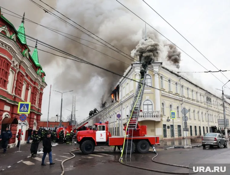 Пожар в военном госпитале в Туле произошел, предварительно, из-за неисправной проводки