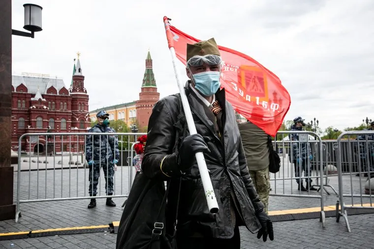 Оцепление Красной Площади 9 мая. Москва