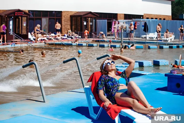 Тюменский курорт оформлен в стилистике советского прошлого