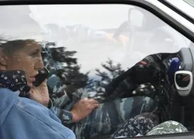 СМИ опубликовали видео ДТП с участием Ксении Собчак