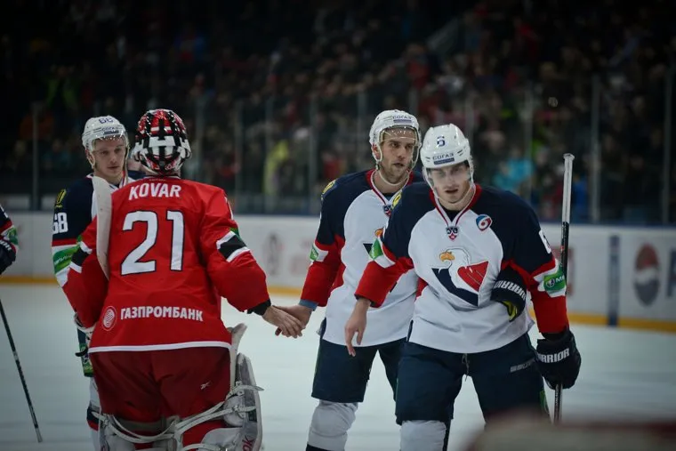 Хоккейный матч Автомобилист-Слован. 8:1. Екатеринбург, автомобилист, хоккей
